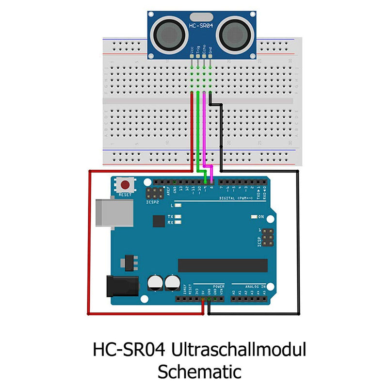 Tangyy 5pcs HC-SR04 Ultrasonic Sensor, Distance Sensor with Ultrasonic Transmitter and Receiver Module fit for Raspberry Pi,MEGA2560, Robot (Blue) - LeoForward Australia