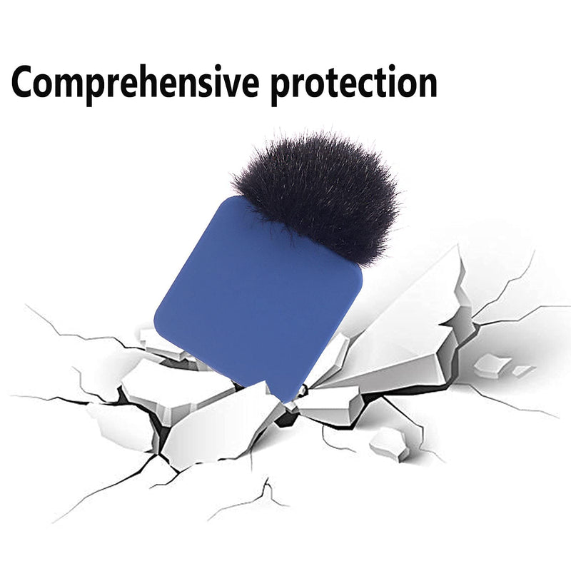  [AUSTRALIA] - Silicone Case for RODE Wireless Go II/RODE Wireless GO 2 Wireless Microphone System, Compatible with Rode Wireless Go I & Rode Wireless Go II (Black) Black
