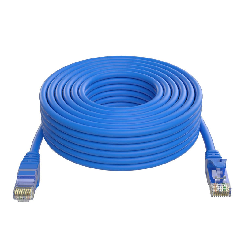  [AUSTRALIA] - Cat6 Ethernet Cable(40Feet) SHD Network Patch Cable UTP LAN Cable Computer Patch Cord-Blue 40FT