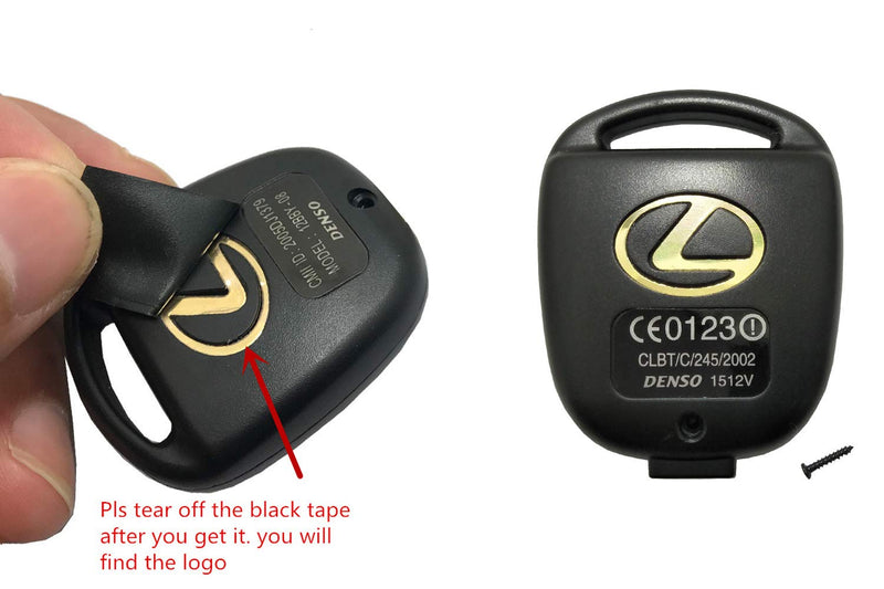  [AUSTRALIA] - Horande Replacement Key Fob Case Shell fits for Lexus ES GS GX IS LS LX RX SC IS300 LX470 GX470 RX300 RX350 Keyless Entry Key Fob Cover Housing Without Blade