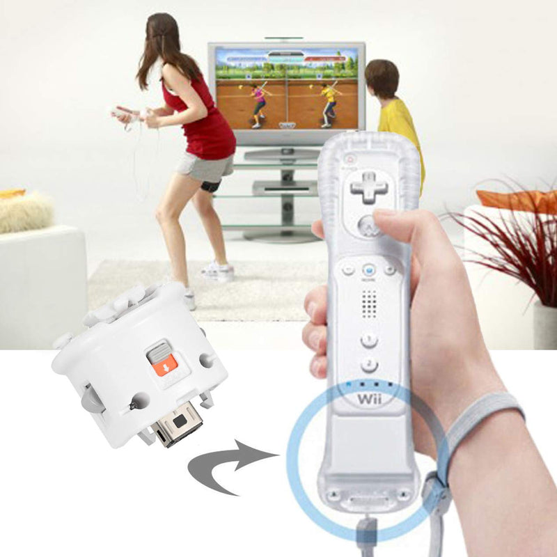 GIRIAITUS Wii Motion Plus Adapter-External Remote Motion Plus Sensor Controller -White,Set2 Pack - LeoForward Australia