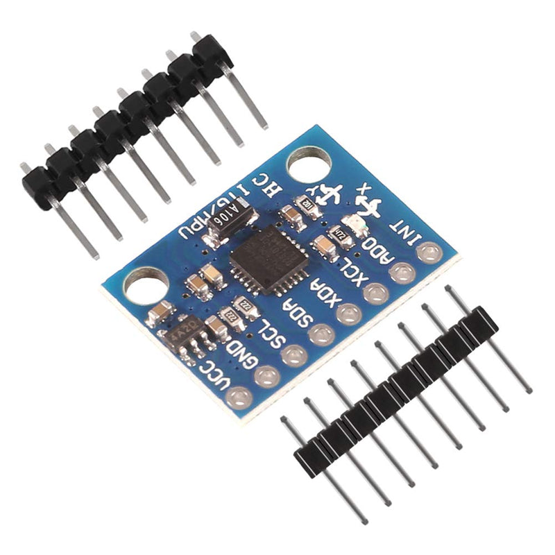  [AUSTRALIA] - DORHEA 5PCS GY-521 MPU-6050 Module, Gyroscope 3 Axis Accelerometer 6 DOF Sensor Module MPU6050 16 Bit AD Converter Data Output IIC I2C