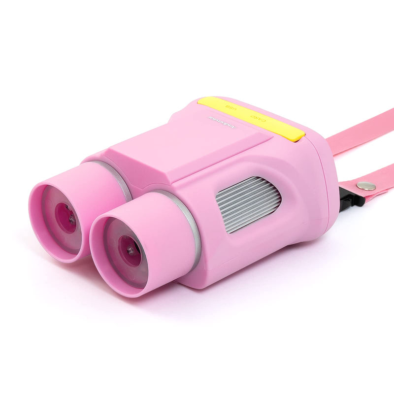  [AUSTRALIA] - Handheld Portable Microscopes Telescope for Outdoor Electronic Gift Pocket Microscope Gift for Children (Pink) PINK