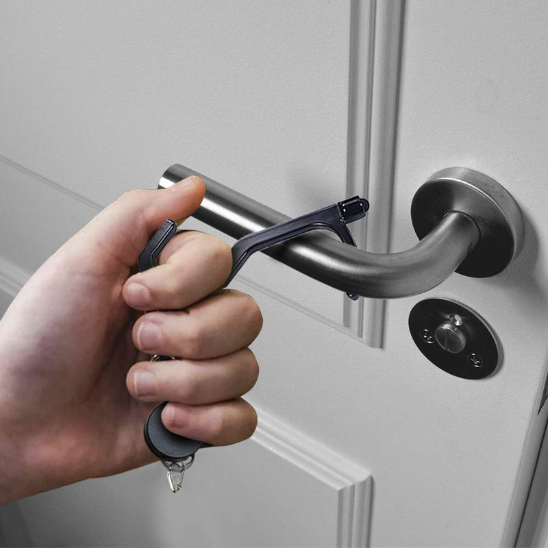  [AUSTRALIA] - No-Touch Door Opener – Touchless Door Opener Tool with Retractable Keychain Waist Attachment – Built-In Stylus Tip – Highly Durable and Ergonomic Design – Ideal for Doors, ATM, Elevator, Cash Registry