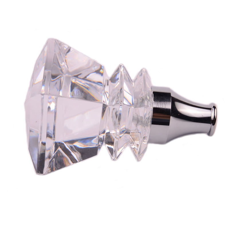  [AUSTRALIA] - AutoBoy Crystal Diamond Shape Touch Activated Multi-color LED Light Illuminated Gear Stick Shift Shifter Knob Fit For Car Manual Transmission and Automatic Transmission Without Lock Button