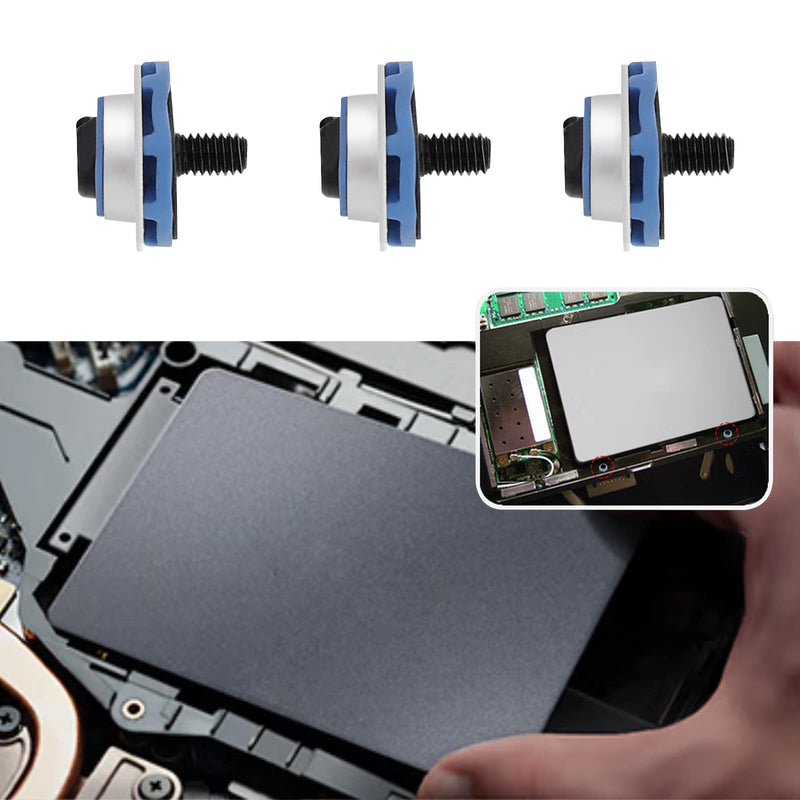  [AUSTRALIA] - 12PCS Hard Drive Mounting Screws Compatible with HP 2.5 Inch HDD 6000 6005 Pro 8000 8100 EliteDesk ProDesk G1 G2 Isolation Grommet Mute Screws