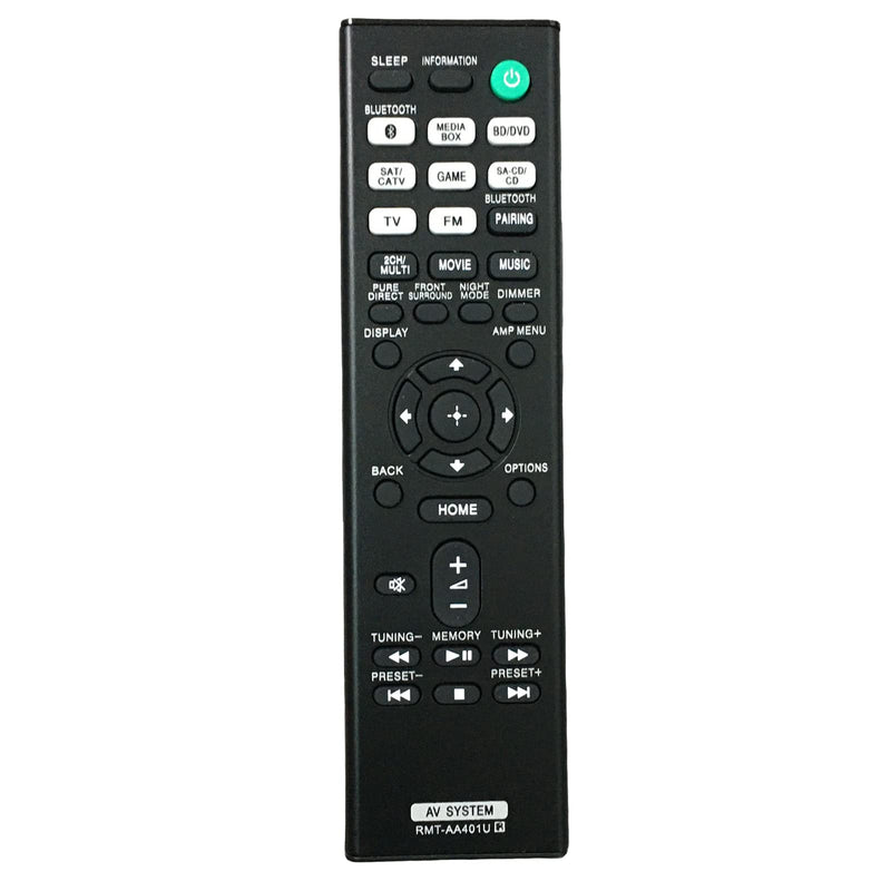  [AUSTRALIA] - Replacement Remote Control RMT-AA401U Compatible for Sony AV Multi Channel Receiver Home Theater AV Receiver STR-DH590 STR-DH790 149337011