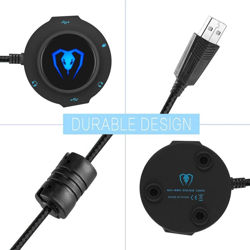  [AUSTRALIA] - Micolindun External Sound Card USB Hubs Audio Adapter to USB Port & 3.5mm Audio & Micro Jack for PC Laptop. Plug and Play (Blue) blue