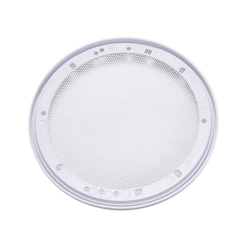  [AUSTRALIA] - uxcell Speaker Grill Cover 6.5 Inch 183mm Mesh Decorative Circle Subwoofer Guard Protector White