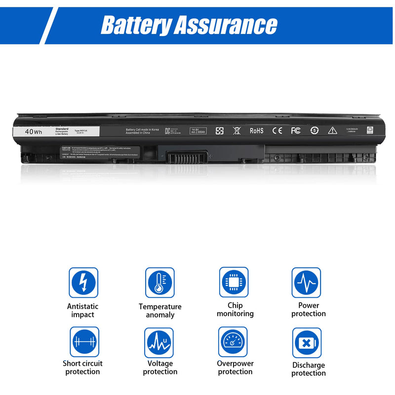  [AUSTRALIA] - M5Y1K Laptop Battery,14.8v 40wh Battery Compatible with Dell Inpiron 5559 5558 5755 3558 3552 5759 5555 5758 3458 3567 5458 3451 3467 3452 3460 3459 5551 3551 vostro 3458 3560 GXVJ3 HD4J0 HD4JO