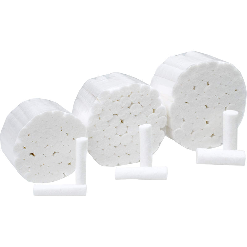  [AUSTRALIA] - wellsamed wellsaroll dental cotton rolls size 1 (~ 8 mm), 300g dental cotton rolls, bandage cotton made of 100% cotton, cotton rolls bright white