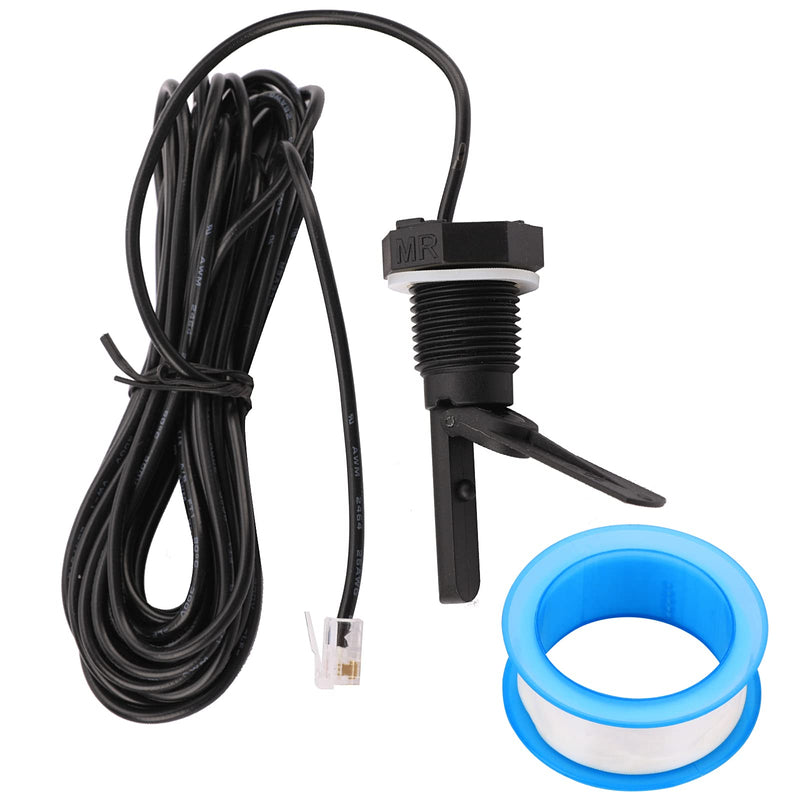  [AUSTRALIA] - Hayward Flow Switch GLX-FLO-RP Replacement for Hayward Salt System Goldine Aquarite Chlorine Generator Flow Sensor Switch, with 15-Foot Cable Black