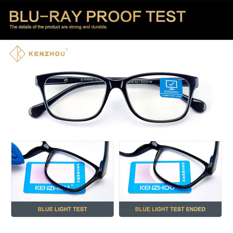  [AUSTRALIA] - Blue Light Blocking glasses/Computer Glasses 2 Pack Anti Eye Eyestrain Unisex(Men/Women) Glasses with Spring Hinges UV Protection(Twilight and Red) Twilight and Red