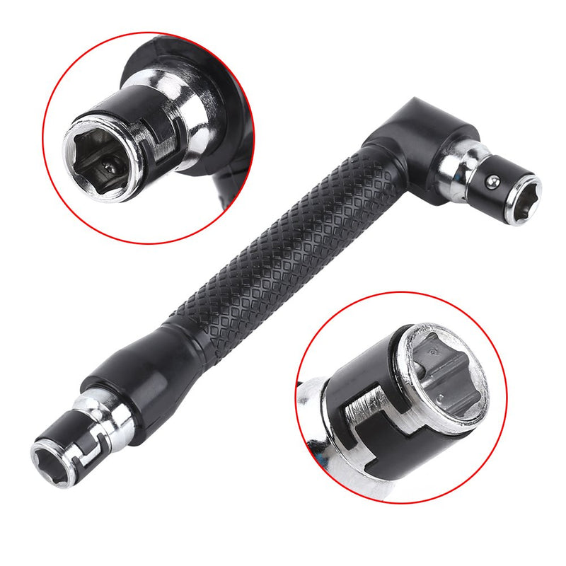 L-Shape 1/4 Inch Hex Socket Wrench Double Head 90 Degree Right Angle Screwdriver Bits Hand Tool - LeoForward Australia