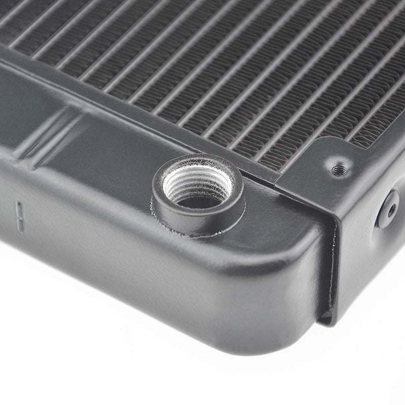  [AUSTRALIA] - BXQINLENX 18 Pipe Aluminum Heat Exchanger Radiator for PC CPU CO2 Laser Water Cool System Computer 120mm(B)