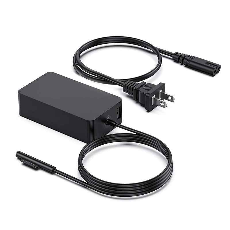  [AUSTRALIA] - Surface Pro Charger BTBSZ 44W 15V 2.58A Power Supply Compatible with Surface Pro 7/6/5/4/3 Surface Laptop1/2/3 & Surface Go1/2 & Surface Book1/2 with USB Charging Port