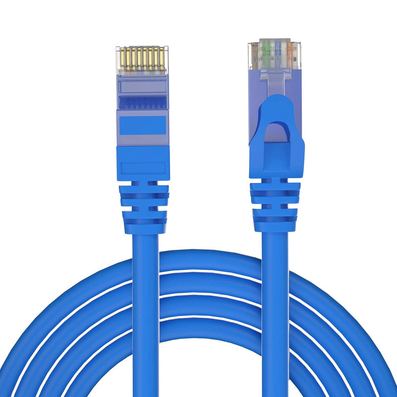  [AUSTRALIA] - Cat6 Ethernet Cable(40Feet) SHD Network Patch Cable UTP LAN Cable Computer Patch Cord-Blue 40FT