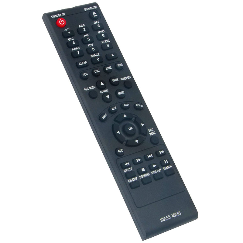  [AUSTRALIA] - NB555UD NB553UD NB555 NB553 NB552 Replacement Remote Control Supports for Magnavox DVR & Funai DVD DVDR VCR Combo Recorder ZV450MW8 SV08R242 ZV450MWB ZV420MW8 ZC350MS8 ZC352MW8