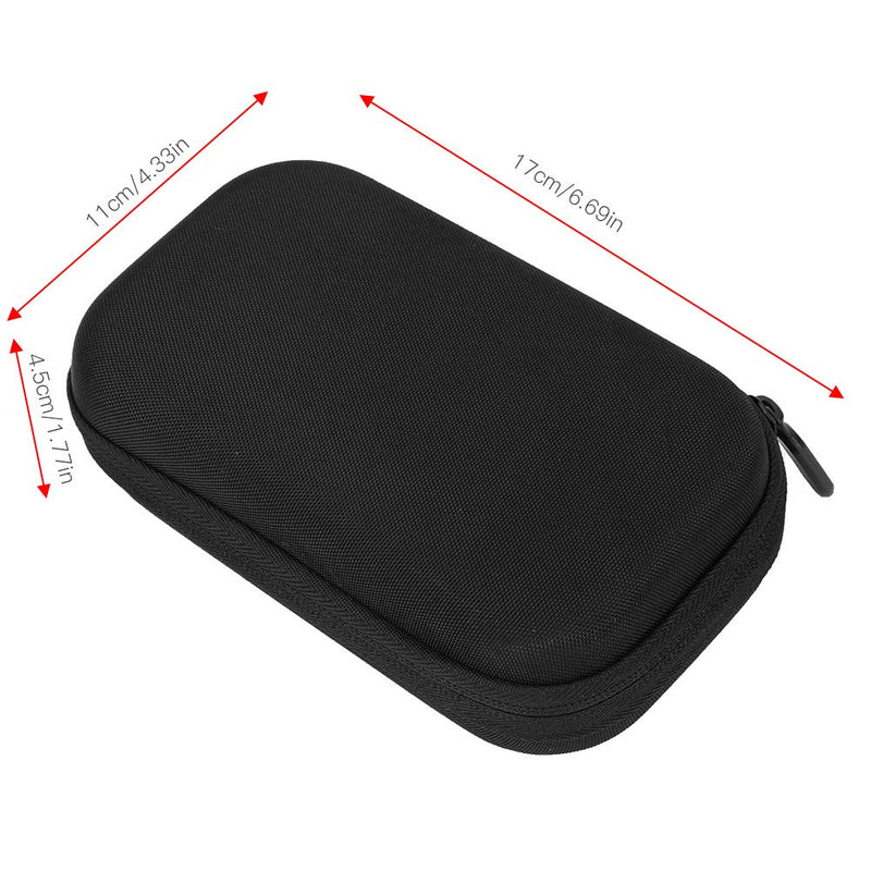  [AUSTRALIA] - Akozon Microphone Storage Bag Hard Carrying Travel Case Portable Hard Protective Case Storage Bag for Blink 500 B2 Wireless Microphone Black