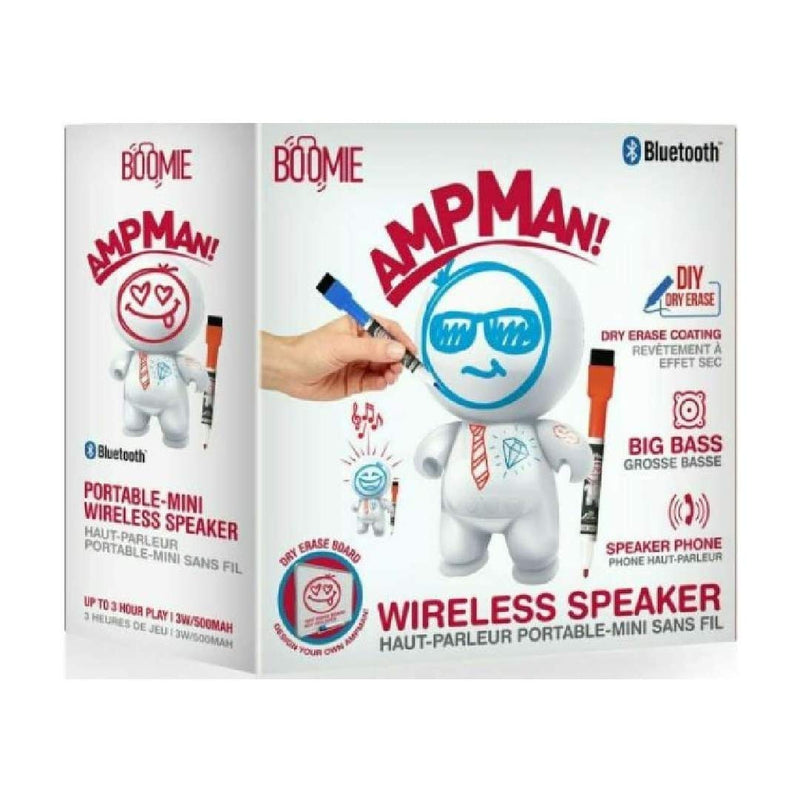 Boomie AMPMANDIY Ampman! Wireless Speaker - DIY Dry Erase 14422 - LeoForward Australia