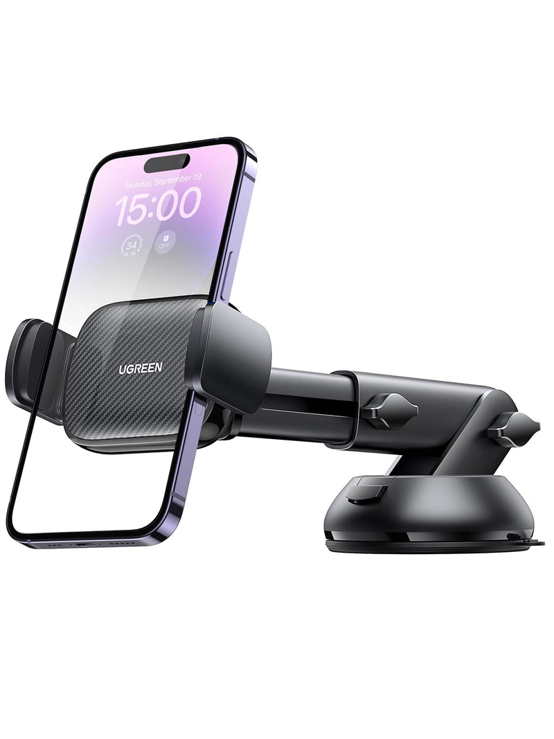  [AUSTRALIA] - UGREEN Car Phone Holder Mount Suction Cup Windshield Window Dashboard Cell Phone Holder Universal Compatible with iPhone 14 13 Pro Max, iPhone 12 11 Plus SE XS XR 8 7 6 6S Smartphone Car Accessories