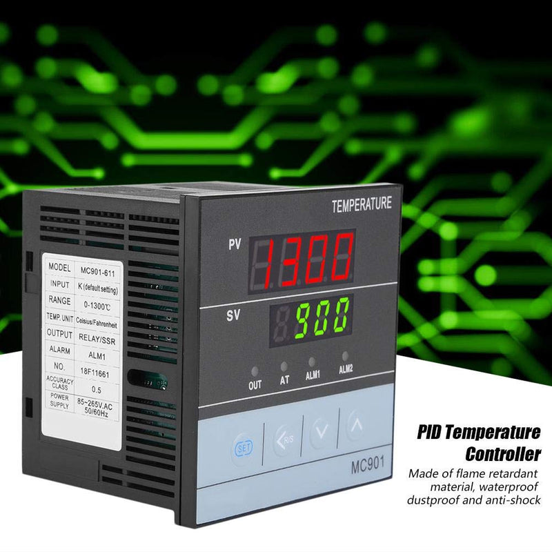  [AUSTRALIA] - MC901 digital PID temperature controller, universal input SSR relay output ℃/℉ display with screws 96x96x85mm