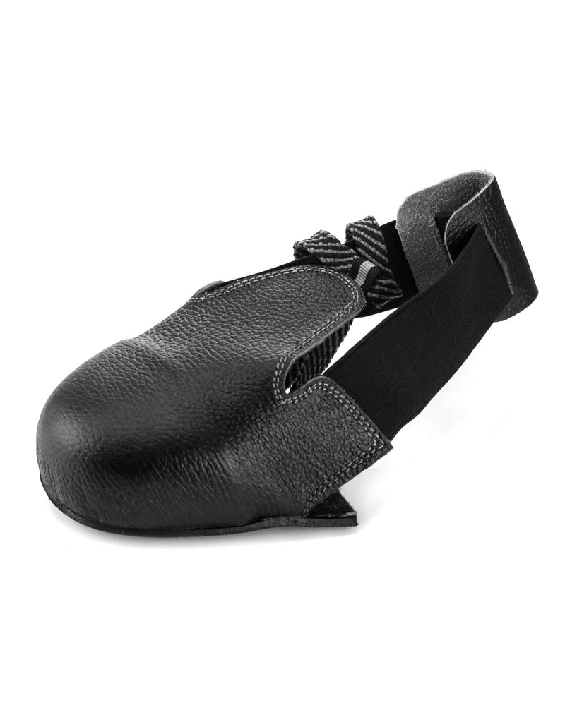  [AUSTRALIA] - QWORK Steel Toe Cap Safety Overshoes Workplace Anti-smash Cover with Adjustable Strap for Men/Women, 1 Pair (Size 5-12 US)