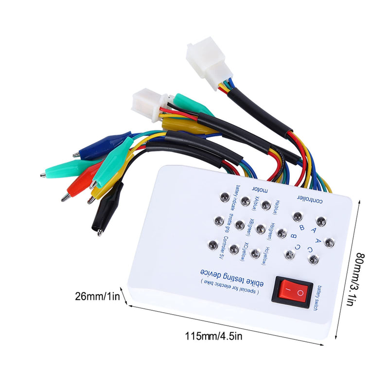  [AUSTRALIA] - Electro Car E Bike Brushless Motor Controller Tester, Brushless Motor Tester for Circuit Testers 115x80x26mm