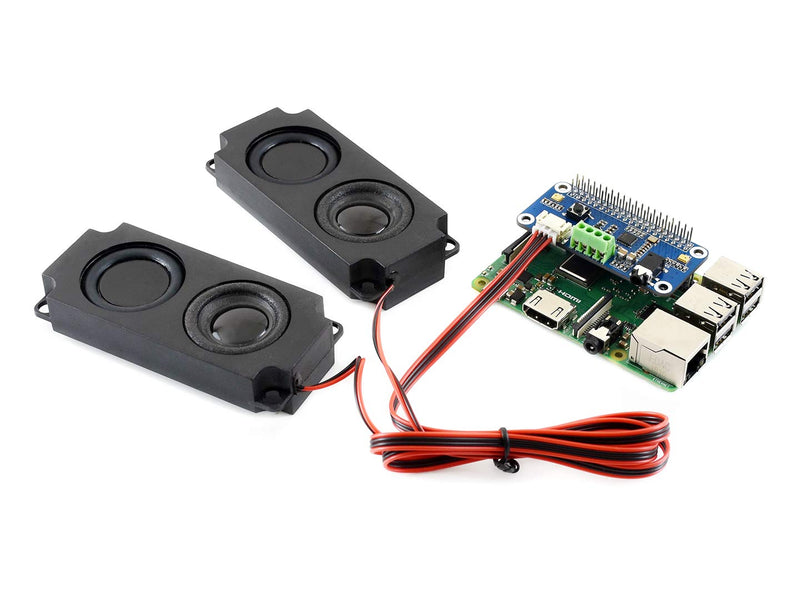  [AUSTRALIA] - Waveshare WM8960 Hi-Fi Sound Card HAT Stereo CODEC Playing and Recording I2S Interface for Raspberry Pi Zero/Zero W/Zero WH/2B/3B/3B+