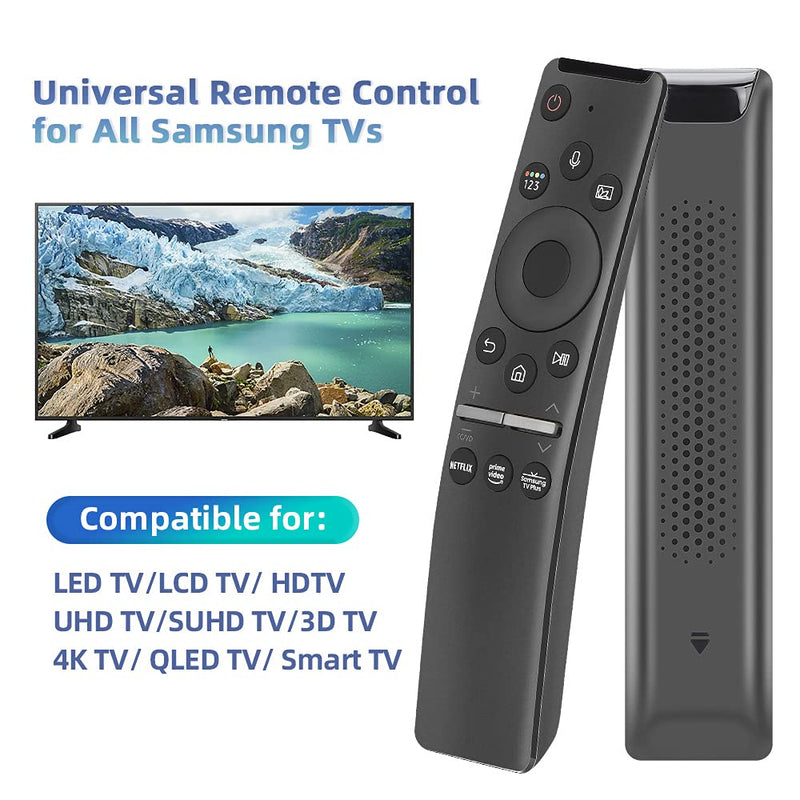  [AUSTRALIA] - Gvirtue Universal Voice Remote Control for Samsung TV Remote All Samsung LED QLED UHD SUHD HDR LCD HDTV 4K 3D Curved Smart TVs, with Shortcut Buttons for Netflix, Prime Video, Samsung Plus