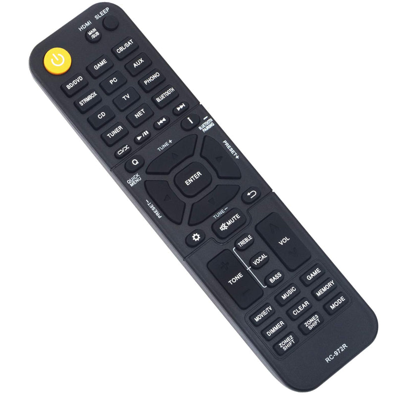 RC-972R Replacement Remote Control fit for Onkyo AV Receiver System TX-NR595 TX-RZ840 TX-NR797 TX-NR696 TXNR595 TXRZ840 TXNR797 TXNR696 - LeoForward Australia