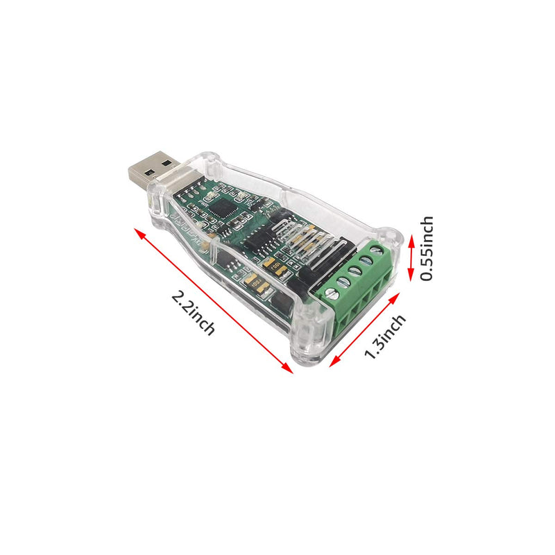 DSD TECH SH-U10C USB to RS485 RS422 Adapter with CP2102N Chip for Windows Linux Mac OS - LeoForward Australia