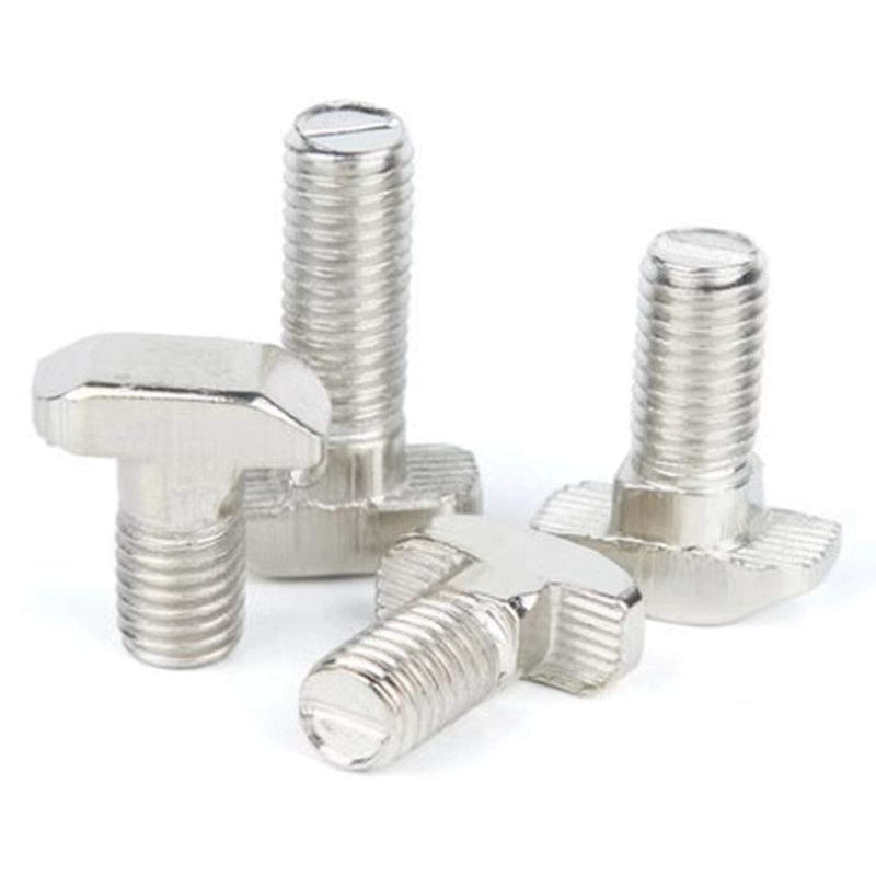  [AUSTRALIA] - 20 Pcs M8 x 25mm Thread T Slot Drop-in Bolt T-Bolt Hammer Head Bolt T Screw Stud for 4040 Series Standard 8mm T-Slot Aluminum Extrusion Profile (4040 Series) M8x25mm