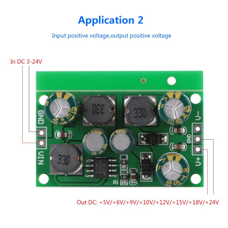  [AUSTRALIA] - Akozon Boost Buck Converter DC-DC output for positive and negative voltage with LCD display (±12V)