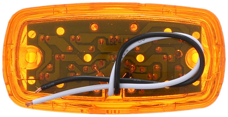 [AUSTRALIA] - Grote G4603 Yellow Hi Count Square-Corner 13-Diode LED Clearance Marker Light