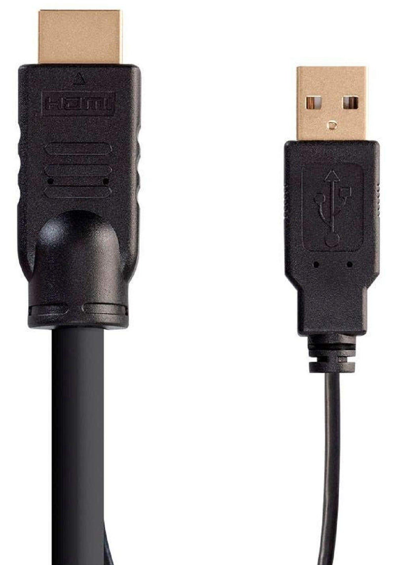  [AUSTRALIA] - Monoprice - 136645 HDMI USB Combo Cable - 10 Feet, 4K@60Hz, High Dynamic Range (HDR) for KVM Switches - Switch Series Black No 3.5mm Audio