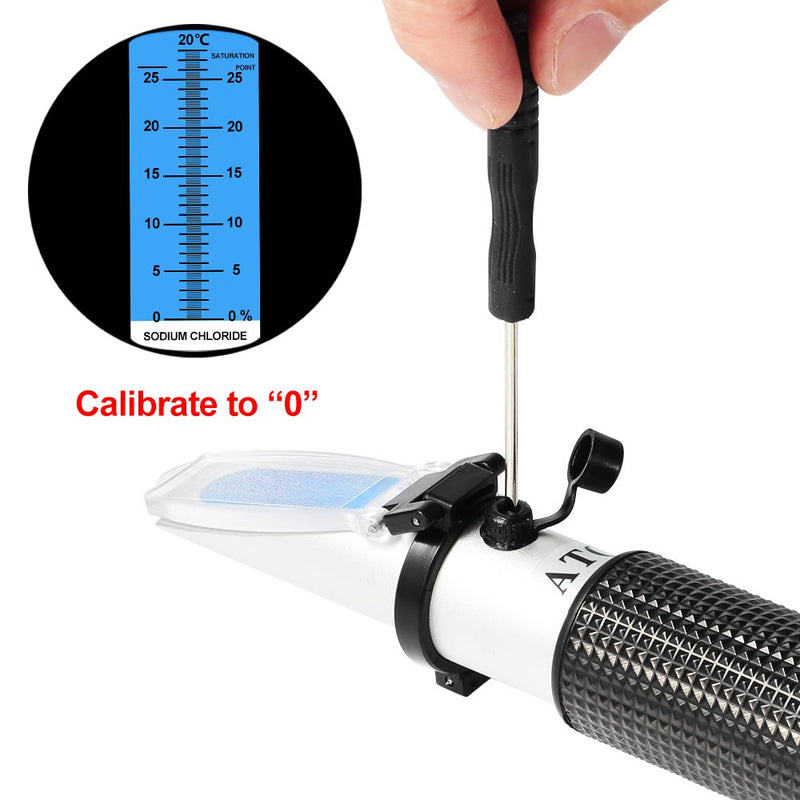 Sodium Chloride Refractometer,V·RESOURCING 0~28% Salt Analyzer Tester Salinometer for Food Salinity Measurement of Pickles - LeoForward Australia