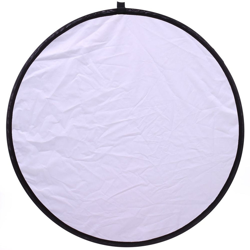  [AUSTRALIA] - 43"/110cm 5-in-1 Light Reflector for Photography Collapsible Multi-Disc Round with Bag - Translucent, Gold, Silver, Black and White 43inch 5in1