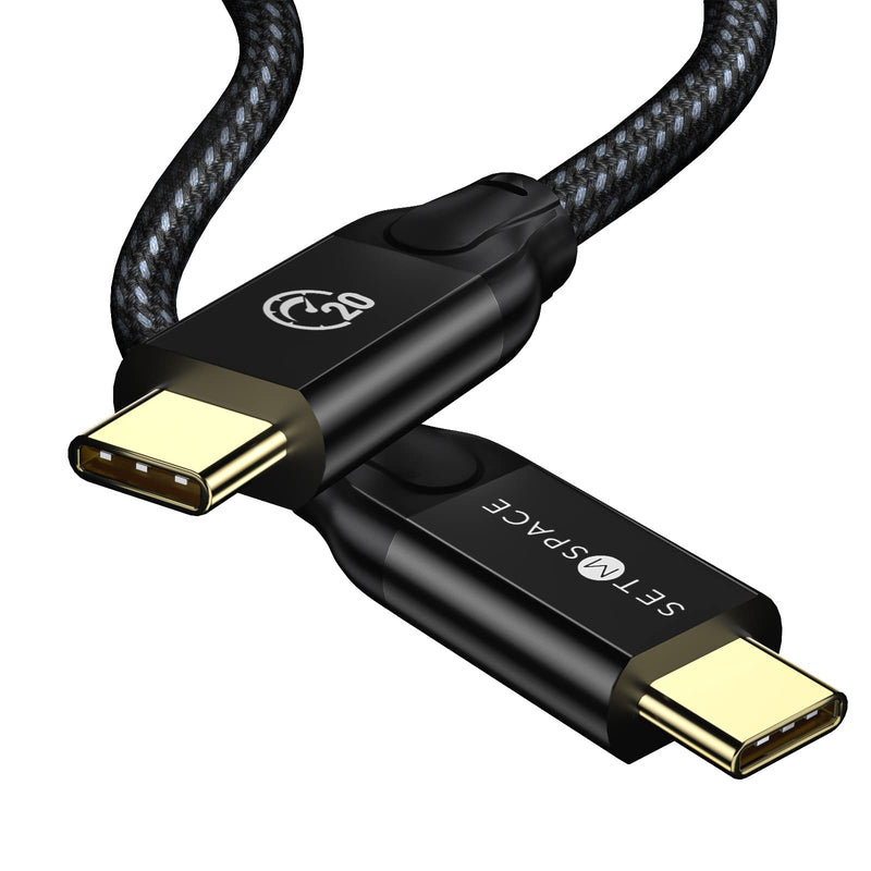  [AUSTRALIA] - USB C to USB C Cable [20Gbps],USB C 3.2 Gen 2X2 Cable 100W 6ft Braided Fast Charging 4K@60Hz Video Output with E-Marker for Thunderbolt 3/4, MacBook Pro, Pixel,Switch,iPad Pro, Laptop, Samsung Galaxy… Straight