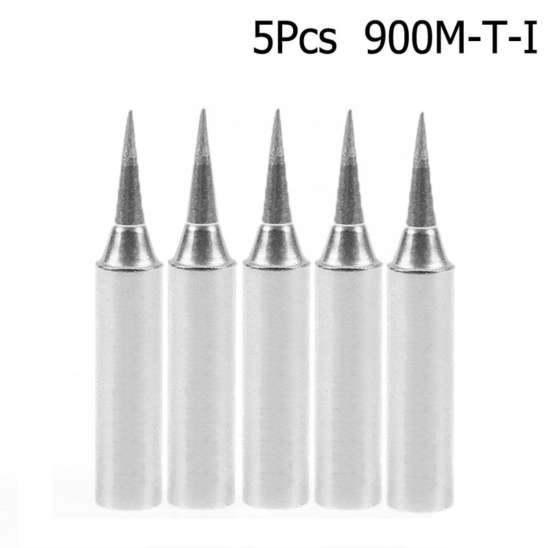  [AUSTRALIA] - QISF 5 PCS 900M-T-B + 5 PCS 900M-T-I Lead-free Soldering Solder Iron Tips Replacement for Hakko, Radio Shack, TENMA, ATTEN, QUICK, Aoyue, Yihua Soldering Station And More Tool