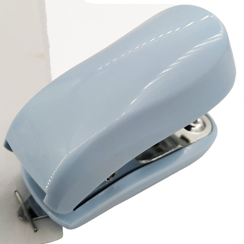  [AUSTRALIA] - Mini Staplers, Desktop Stapler, Small Stapler Size, 25 Sheet Stapler, Fits into The Palm of Your Hand; Includes Built-in Staple Remover & 1000 Standard Staples（Blue）