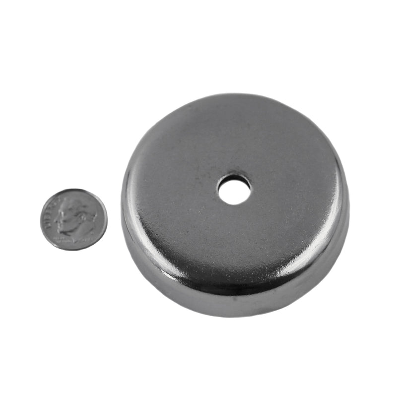 Applied Magnets 1-pc, 2.2" Strong NdFeB Neodymium Cup Magnet with Countersunk Hole. - LeoForward Australia