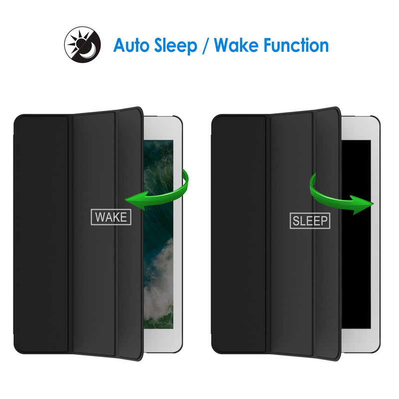 [AUSTRALIA] - JETech Case for iPad Mini 1 2 3 (NOT for iPad Mini 4), Smart Cover with Auto Sleep/Wake, Black