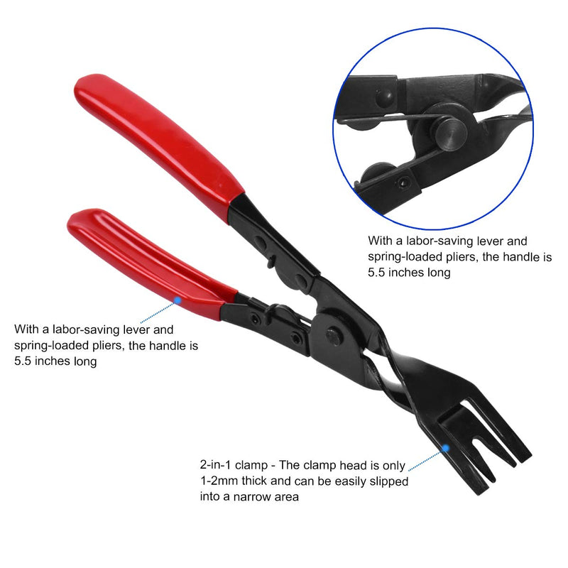  [AUSTRALIA] - SuboTech 3 Pcs - Fastener Remover and Clip Pliers Set Auto Upholstery Combo Repair Kit with Storage Bag for Car Door Panel Dashboard