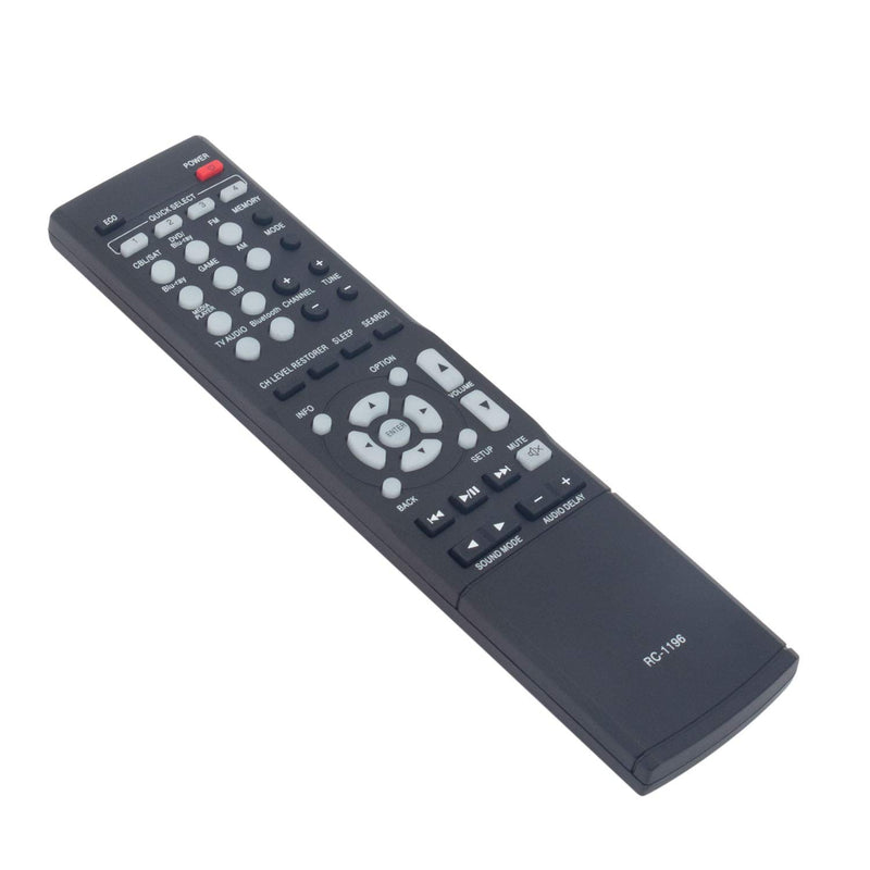 New RC1196 RC-1196 Replacement Remote Control for Denon Audio/Video AV Receive AVR-S500BT AVRS500BT AVR-S510 AVRS510 AVR-S510BT AVRS510BT AVR-X510BT AVRX510BT RT30701017000AD 30701017000AD - LeoForward Australia