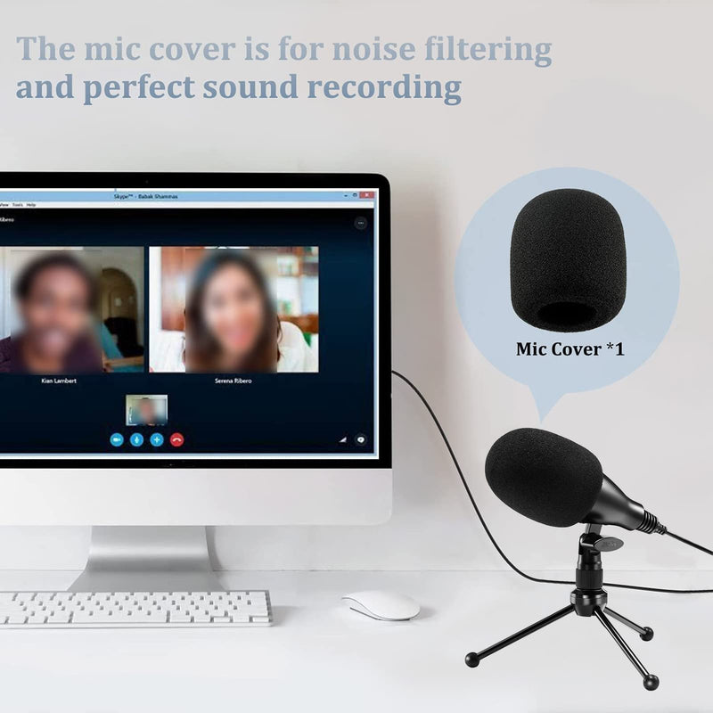  [AUSTRALIA] - Moukey USB Microphone, Podcast Microphone with Anti-Skid Stand, Plug and Play, Retro Look, Condenser Microphone for Podcast/YouTube/Studio/Streaming/Recording/Game, Microphone for PC, Mac, Ipad