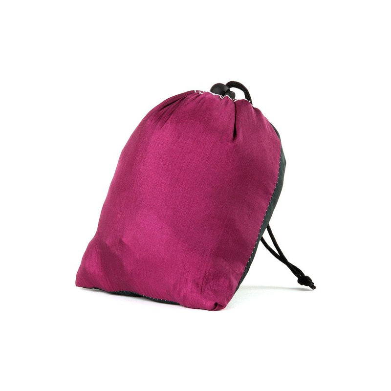  [AUSTRALIA] - OuterEQ Portable Parachute Camping Hammocks Lightweight Nylon Fabric Travel Hammock Purple/Army Approx 275cm x 140cm