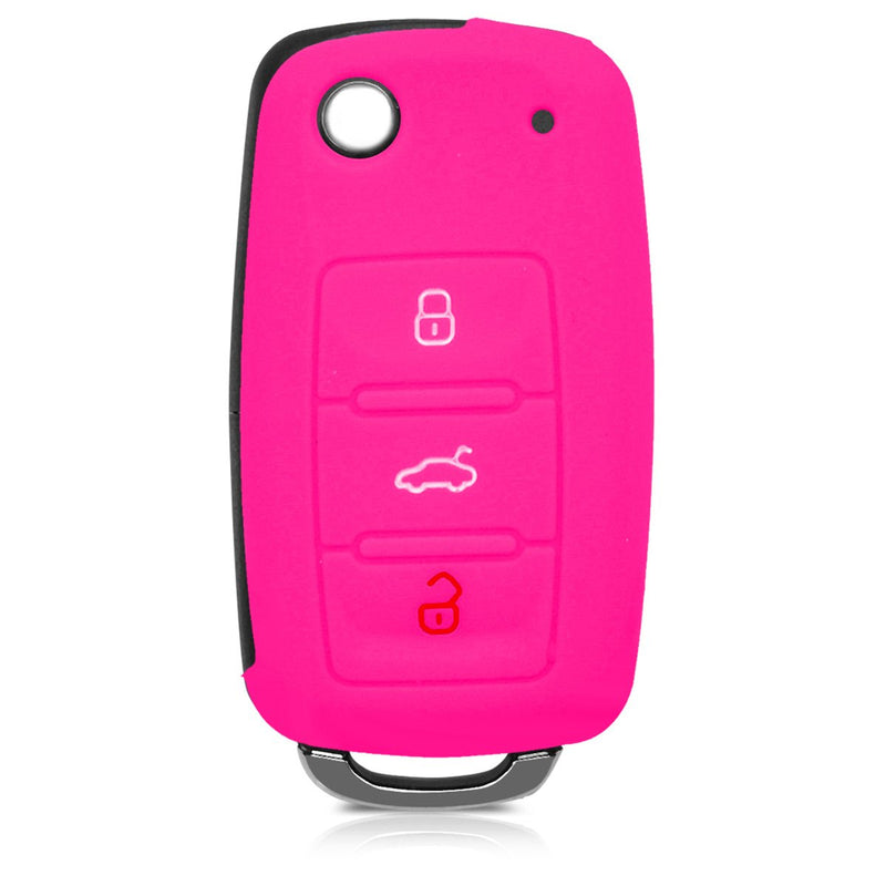 kwmobile Car Key Cover Compatible with VW Skoda Seat - Don't Touch My Key Don't Touch My Key 02-08 - LeoForward Australia