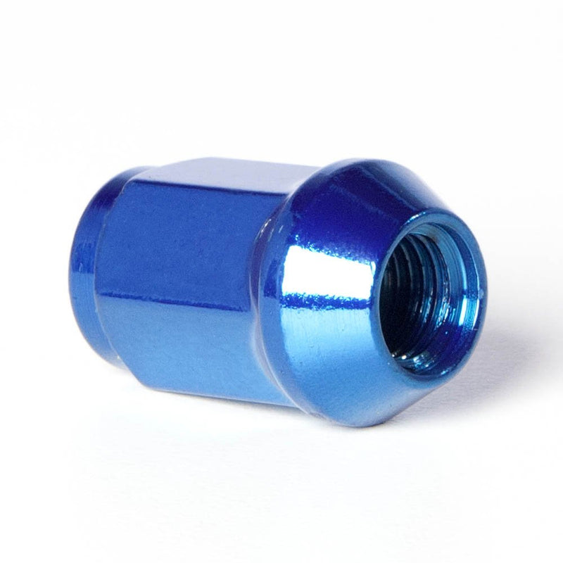 Circuit Performance 12x1.5 Blue Closed End Bulge Acorn Lug Nuts Cone Seat Forged Steel (20 Pieces) 20 Lug Nuts - LeoForward Australia