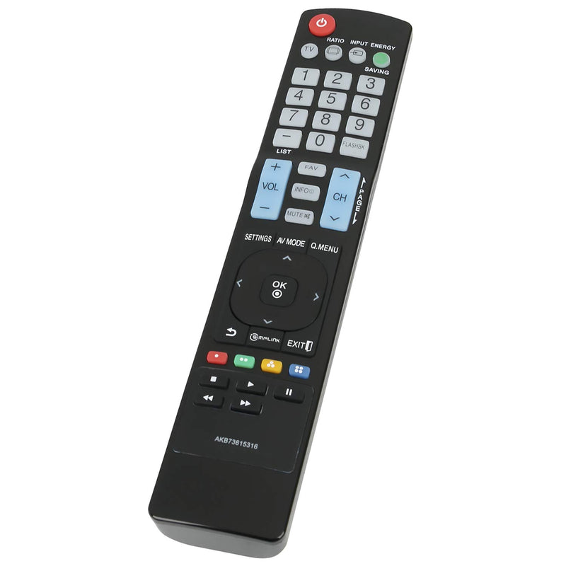 New AKB73615316 Remote Control fit for LG LCD LED HDTV 32LS5600 37LS5600 42LS5600 42LS5650 42PA450C 42PA4900 47LS5600 47LS5650 47LS4600 50PA4500 50PA450C 50PA4510 50PA4900 50PA5500 (AGF76578710) - LeoForward Australia